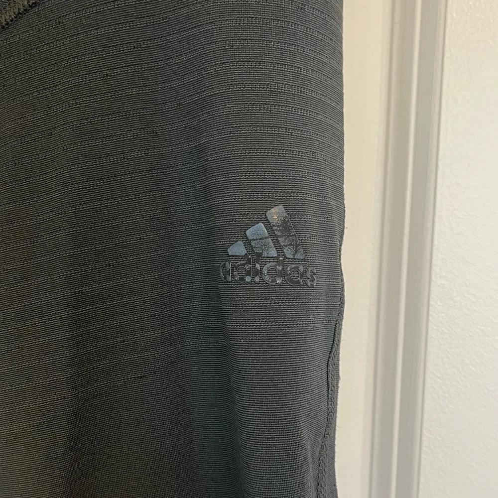 Adidas Energy Running Climaheat Grey Black Leggings Size Medium - Picture 3 of 11